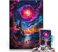 1000 Piece Jigsaw Puzzle for Adults Cosmic Landscape für Lernspiel-Herausforderungsspielzeug Kunstwerk Geschenk38x26cm