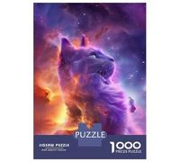 1000 Piece Jigsaw Puzzle for Adults Cosmic Nebulae Kitten Adult Jigsaw Puzzle Toy Wall Decor Precision Cutting Unique Gifts for Birthday And Christmas 38x26cm/1000pcs