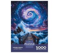 1000 Piece Jigsaw Puzzle for Adults Cosmic Pier Jigsaws for Adults Family Game Analysis And Logic Difficult And Challenge 70x50cm/1000pcs