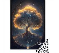 1000 Piece Jigsaw Puzzle for Adults, Cosmic Tree of Life, 38x26cm/1000pcs, Shared Puzzle Activity, Relaxing Evenings And Friends And Family