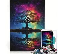 1000 Piece Jigsaw Puzzle for Adults Cosmic Tree of Life, Educational Toy, Decompressing Intellectual, Great Gift for Gaming 38x26cm