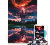 1000 Piece Jigsaw Puzzle for Adults Cosmic Tree of Life, Educational Toy, Decompressing Intellectual, Great Gift for Gaming 38x52cm
