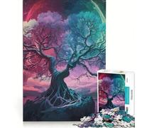1000 Piece Jigsaw Puzzle for Adults Cosmic Tree Of Life, Educational Toy, Decompressing Intellectual, Great Gift for Gaming 38x52cm