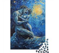 1000 Piece Jigsaw Puzzle for Adults, Couple Love Starry, 52x38cm/1000pcs, Festive Gift Idea, Relaxing Home Activity And Family Time at Home