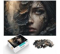 1000 Piece Jigsaw Puzzle for Adults, Cracked Beauty with Tears | For after-work downtime: Adult jigsaw puzzle with 1000 pieces; for adults who enjoy detailed picture puzzles.