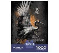 1000 Piece Jigsaw Puzzle for Adults Crane in Flight Puzzles for Adults Fun Games Precision Cutting Difficult And Challenge 70x50cm/1000pcs
