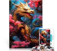 1000 Piece Jigsaw Puzzle for Adults Crescendo Dragon Stressabbau Staycation Zeit totschlagen Ein Kunstwerk75x50cm