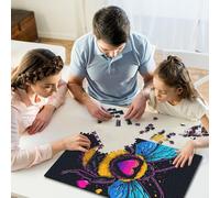 1000 Piece Jigsaw Puzzle for Adults Cute Bee Puzzles 1000 Pieces Wooden Board Jigsaw- Relax Puzzles Games-Brain Teaser Puzzle 1000pcs (75x50cm)