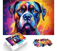 1000 Piece Jigsaw Puzzle for Adults Cute boxer puppy Educational Games Home Decoration Puzzle 26x38cm Birthday Present Gifts Wall Art