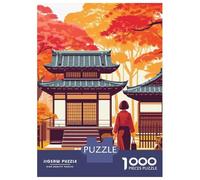 1000 Piece Jigsaw Puzzle for Adults Cute Japanese Girl Puzzles for Adults Relaxing Games Pattern Assembly for Is Ideal As A Gift 38x26cm/1000pcs