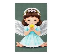 1000 Piece Jigsaw Puzzle for Adults,Cute Little Angel, Puzzles with Letters on Back, Challenging Puzzle for Game Night Home Décor, 19.7 x 29.5