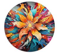 1000 Piece Jigsaw Puzzle for Adults,Daffodil,Round Jigsaw Puzzles,for Adults & Kids Age 12 Years Up,Cardboard puzzles,Relax Puzzles Games size，67.5x67.5