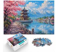 1000 Piece Jigsaw Puzzle for Adults, Dali China Landscape Painting | For a thoughtful indoor hobby: Adult jigsaw puzzle with 1000 pieces suits calm, screen-free leisure.
