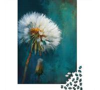 1000 Piece Jigsaw Puzzle for Adults, Dandelion Wall Art Print, 52x38cm/1000pcs, Shared Puzzle Activity, Weekend Leisure And Friends And Family
