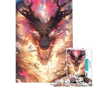 1000 Piece Jigsaw Puzzle for Adults Dangerous Anime Dragon Challenging To Complete But Fun And Humorous Relaxing Games for Ages 14 And over (38x52cm)