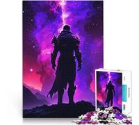 1000 Piece Jigsaw Puzzle for Adults Dark Fantasy Hero Galaxy Lernspielzeug Einzigartige Geburtstags- und Geschenkideen52x38cm