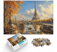1000 Piece Jigsaw Puzzle for Adults, Dawn Light on the Parisian | For shared family time: Adult jigsaw puzzle with 1000 pieces combines concentration with relaxation.