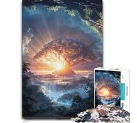 1000 Piece Jigsaw Puzzle for Adults, Dawn of the Genesis Tree | A classic paper puzzle during holidays for patient puzzling.