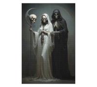 1000 Piece Jigsaw Puzzle for Adults, Death and the Maiden, Santa Muerte