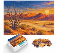 1000 Piece Jigsaw Puzzle for Adults, Death Valley Desert Night Landscape | For longer indoor activities: Adult jigsaw puzzle with 1000 pieces; when you want a longer activity without screens.