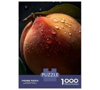 1000 Piece Jigsaw Puzzle for Adults Delicious Peach Jigsaw for Adults Relaxing Games Stress Reliever Birthday And Unique Gifts 38x26cm/1000pcs