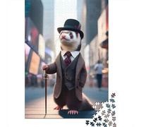 1000 Piece Jigsaw Puzzle for Adults, Distinguished Gentleman, 70x50cm/1000pcs, Thoughtful Gift Idea, Family Activity And Quiet Weekends
