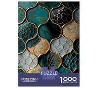 1000 Piece Jigsaw Puzzle for Adults, Dragon Scale Pattern Art Artwork, Relaxing Family Game, Idea, Premium Thick Cardboard, 70x50cm/1000pcs