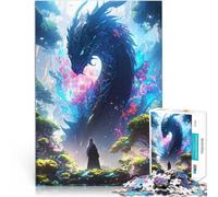 1000 Piece Jigsaw Puzzle for Adults Dragons Bloom Family Game Stress Reliever Difficult Challenge is ideal as gifts for the whole family 26x38cm
