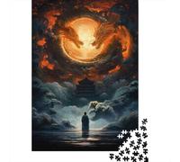 1000-Piece Jigsaw Puzzle for Adults, Dragon's Light Ancient Wisdom Unveiled, 70x50cm/1000pcs, Relaxing Winter Hobby, Weekend Downtime And Puzzle Lover Downtime