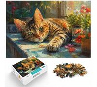 1000 Piece Jigsaw Puzzle for Adults, Dream Whispers Furry Paws | For adults who enjoy puzzles over the holidays: Adult jigsaw puzzle with 1000 pieces offers a classic activity for Christmas.