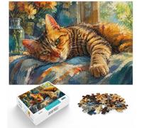 1000 Piece Jigsaw Puzzle for Adults, Dream Whispers Furry Paws | For quiet evenings, this adult jigsaw puzzle with 1000 pieces brings a classic challenge to rainy-day downtime.