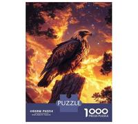 1000 Piece Jigsaw Puzzle for Adults Eagle's Majestic Perch Adult Jigsaw Puzzle Relaxing Games Staycation Kill Time Difficult And Challenge 38x26cm/1000pcs