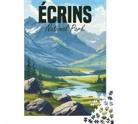 1000 Piece Jigsaw Puzzle for Adults, Ecrins National Park, 70x50cm/1000pcs, Puzzle Lover Present, Winter Home Activity And Quiet Weekends