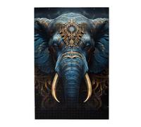 1000 Piece Jigsaw Puzzle for Adults,Eerie Elephant, Puzzles with Letters on Back, Challenging Puzzle for Game Night Home Décor, 19.7 x 29.5