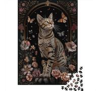 1000 Piece Jigsaw Puzzle for Adults, Egyptian Mau, 38x26cm/1000pcs, Shared Puzzle Activity, Quiet Home Time And Weekend Downtime