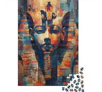 1000 Piece Jigsaw Puzzle for Adults, Egyptian Pharaoh Statue, 70x50cm/1000pcs, Puzzle Lover Present, Winter Home Activity And Quiet Weekends