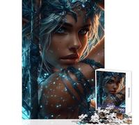 1000 Piece Jigsaw Puzzle for Adults Elven Queen 1000 Piece Jigsaw Educational Game Gifts for Women Men Suitable for Couples (50x75cm)