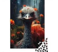 1000 Piece Jigsaw Puzzle for Adults Emu in The Rainforest Jigsaw for Adults Hands-on Game Improve Memory Birthday And Unique Gifts 52x38cm/1000pcs