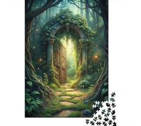 1000 Piece Jigsaw Puzzle for Adults, Enchanted Forest Gate, 70x50cm/1000pcs, Thoughtful Gift Idea, Family Activity And Evening Downtime