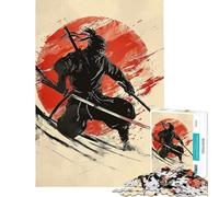 1000 Piece Jigsaw Puzzle for Adults Epic Ninja Warrior Jigsaw for Adults Brain Teaser Game Enhance Memory Parent-child Interaction (Size 50x75cm)