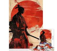 1000 Piece Jigsaw Puzzle for Adults Epic Samurai Warrior Impossible Game Tough Challenge DIY Toys Enhance Love between Couples (38X26cm)