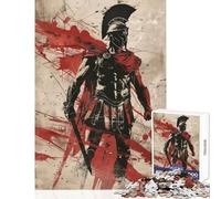 1000 Piece Jigsaw Puzzle for Adults Epic Spartan Warrior Impossible Game Staycation Kill Time Educational Toy Enhance Love between Couples (50X75cm)