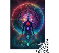 1000 Piece Jigsaw Puzzle for Adults, Esoteric Zen Universe V7, 52x38cm/1000pcs, Shared Puzzle Activity, Weekend Leisure And Weekend Downtime