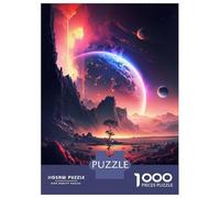 1000 Piece Jigsaw Puzzle for Adults Ethereal Twilight Galaxy Jigsaw Puzzle Toy Wall Decor Wall Decoration Difficult And Challenge 70x50cm/1000pcs