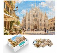 1000 Piece Jigsaw Puzzle for Adults, Europe Travel Gothic Cathedral | For free days in December, this adult jigsaw puzzle with 1000 pieces offers a screen-free activity for the Christmas break.