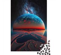 1000 Piece Jigsaw Puzzle for Adults, Exoplanet Kepler 442b, 38x26cm/1000pcs, Screen-Free Activity And Holiday Downtime