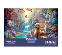 1000 Piece Jigsaw Puzzle for Adults - Fairytale Creatures' Wonderland in The Vibrant Enchanted Forest - Complete Animal Encyclopedia Brands Puzzle - Premium Gift for Puzzle Lovers 52x38cm/1000pcs