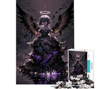 1000 Piece Jigsaw Puzzle for Adults Fallen Angel's Lament Jigsaw 1000 Piece Toy Wall Decor Stress Reliever Birthday Present,Travel Gifts, (50x75cm)