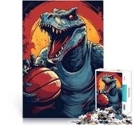 1000 Piece Jigsaw Puzzle for Adults Fantasy Basketball Dragon Familienaktivität Geburtstagsgeschenk, Geschenke75x50cm