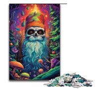 1000 Piece Jigsaw Puzzle for Adults Fantasy Christmas Skull Old Man Jigsaw for Educational Game Challenge Toy Artwork Gift 1000 PCS(75x50cm)